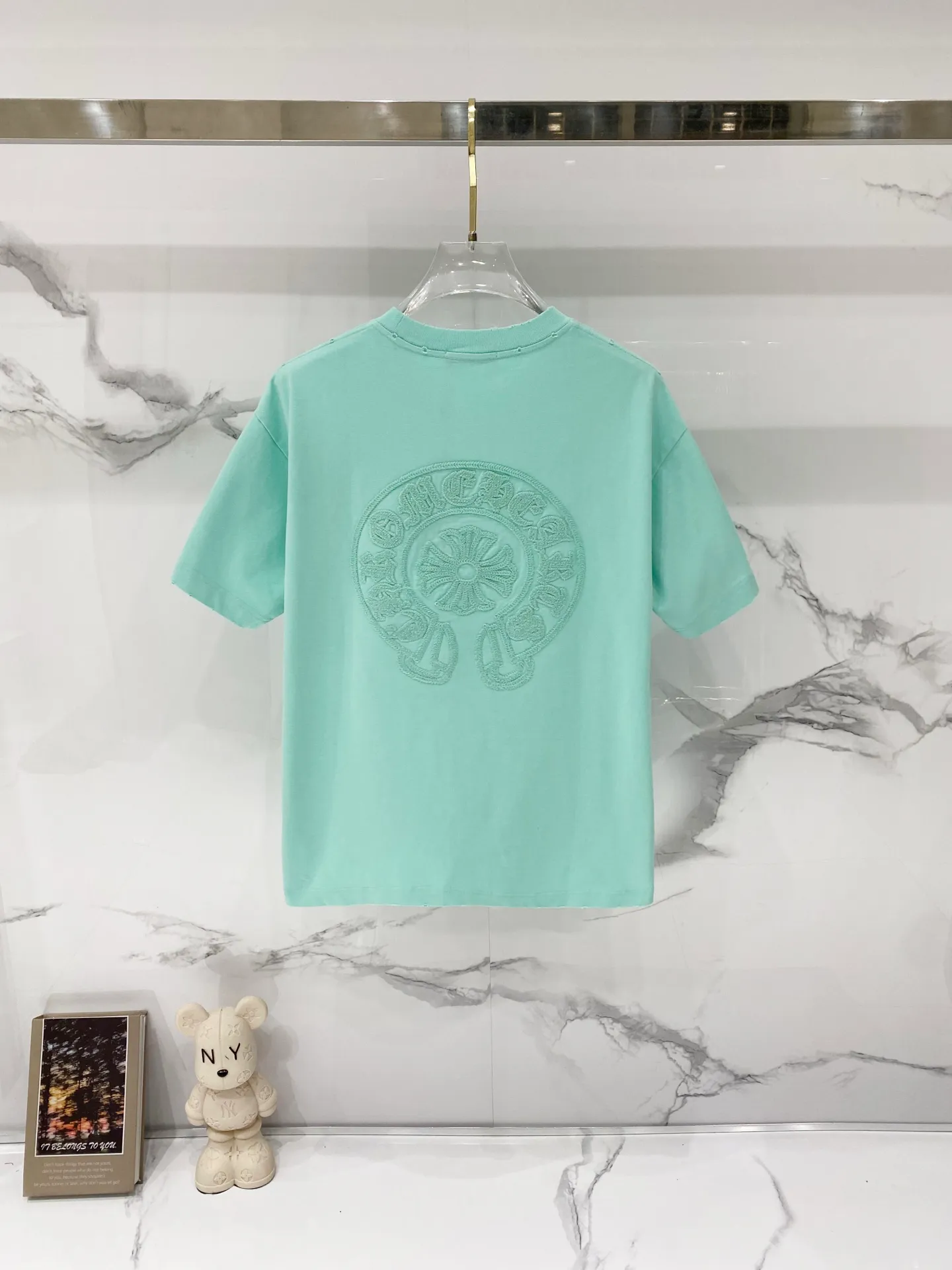 Chrome Hearts/ - T 🪡 LOGO Quality 100 ％ Versatile Size:S-XL :Black.White.Light Green